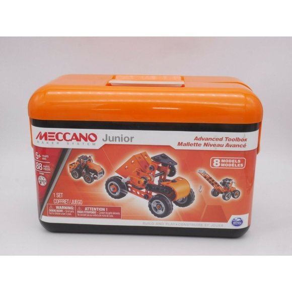 Meccano Junior Maker System - 88 Pieces Advanced Toolbox - Picture 2 of 5